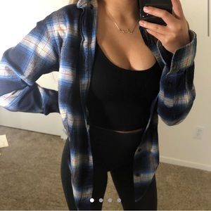 Blue flannel